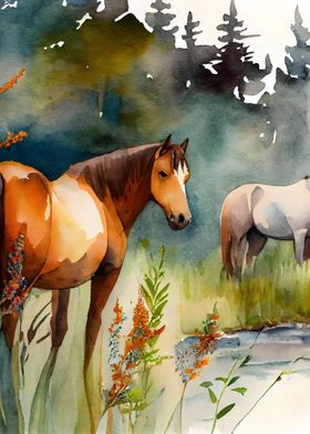 Serene Meadows Horse