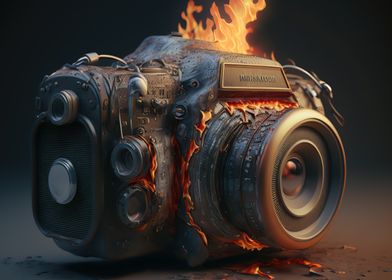 Camera fire