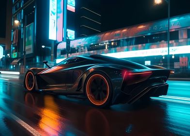 Futuristic Supersport Car