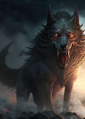 Fenrir the Norse Wolf