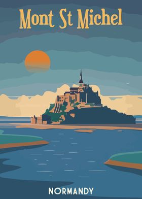 Travel to mont st michel