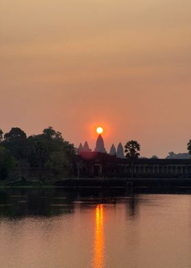 Angkor Wat at sunrise 