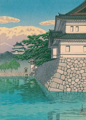 Kawase Hasui Kikyo Gate