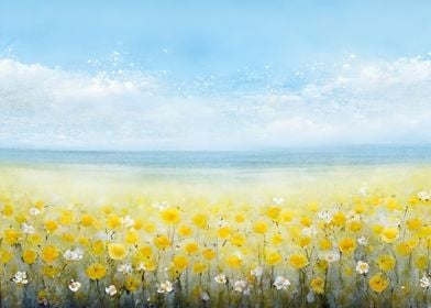 Yellow Flower Field