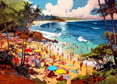 Hawaiian Beach Scenery