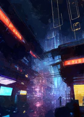 Neon city