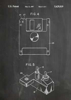 floppy disk patent 1997