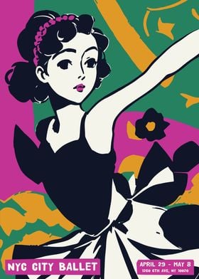 NYC Ballet Poster