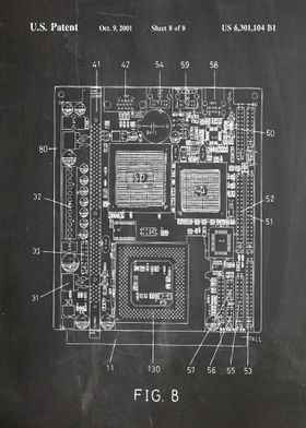 Motherboard patent 2001