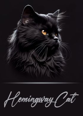 Hemingway Cat Portrait