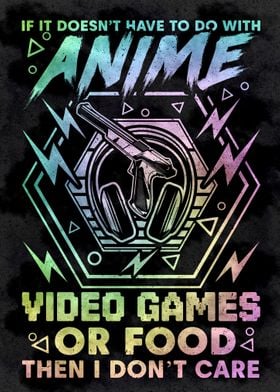 Anime Video Games or Food