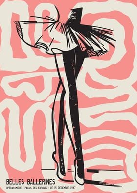 Pink Ballerina Poster