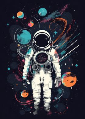 Astronaut Illustration