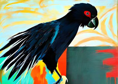 Black cockatoo Art