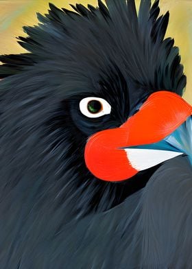 Black cockatoo painting 