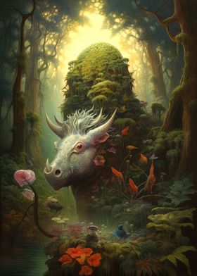 Surreal Giant Forest Hog 3