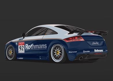 Audi TT 8J Racecar Black