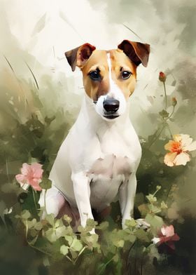 Jack Russell Watercolor