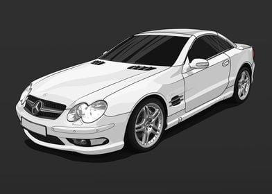 Mercedes SL55 R230 Black