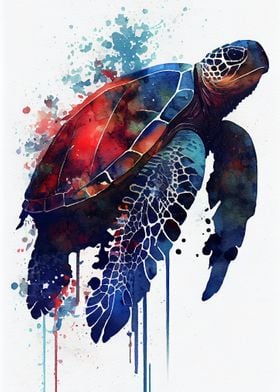 Turtle Watercolor