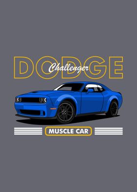 Challenger SRT Muscle Car