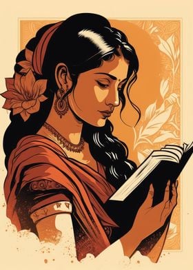 Indian Woman Art' Poster by Barry Allen |