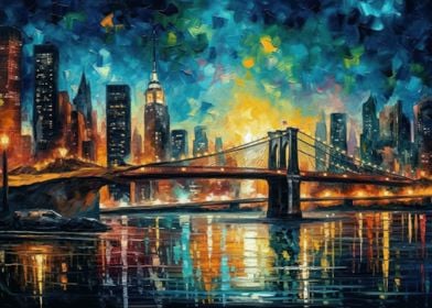 Manhattan Starry Night