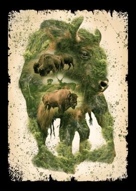 Fantasy Bison Nature