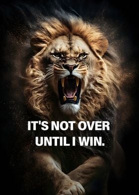 angry wild lion Motivation