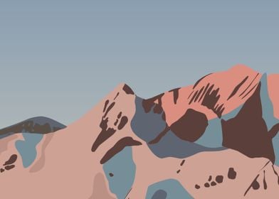 abstract mountain