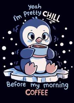 Chill Coffee Penguin