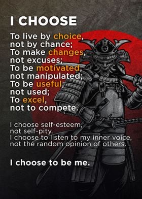 I Choose to Live by Choice