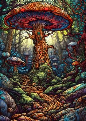 Mystical Fantasy Mushrooms