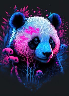 Panda neon