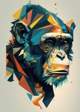 Abstract Chimpanzee Design