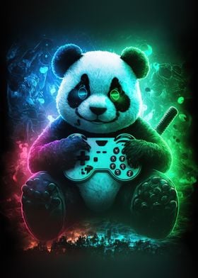 Panda neon