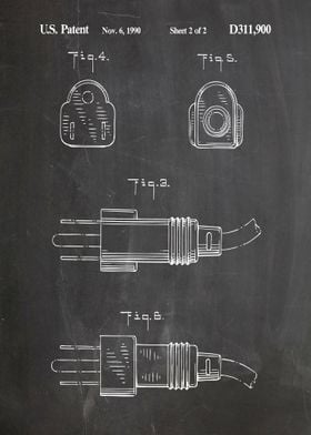 Power cable patent 1900