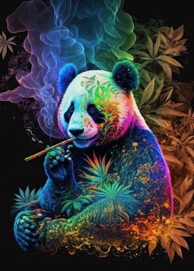 Panda neon