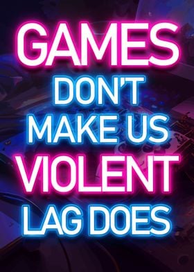 Gaming Neon Quotes