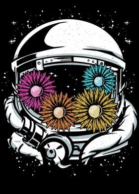 Astronaut Flowers  Space