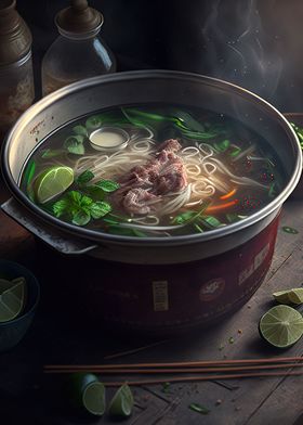 Asian Pho Noodle Soup-preview-0
