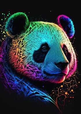 Panda neon