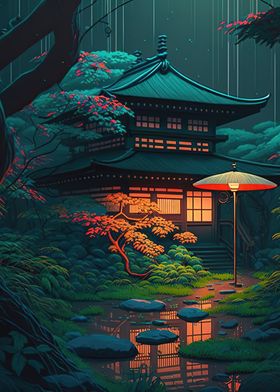 Night Japan House