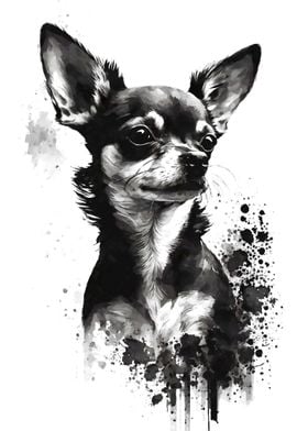 Chihuahua Black Ink