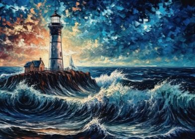 Starry Lighthouse