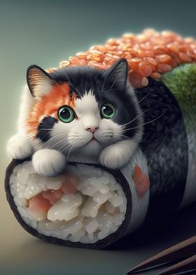 cat sushi 