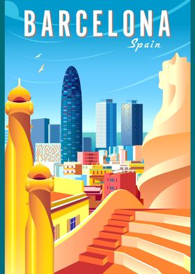 Spain Barcelona TraveL art