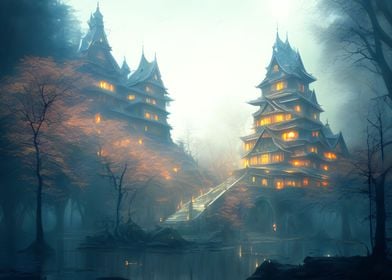 Enchanted japanese palace