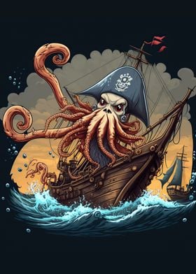 Pirate Ship Octopus