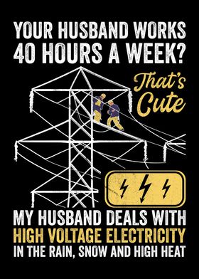 Funny Lineman Wife